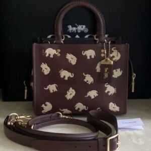 Coach Rogue 25 In Elephant Print